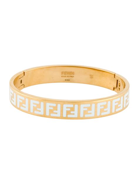 gold bangle fendi|fendi bangle women bracelets.